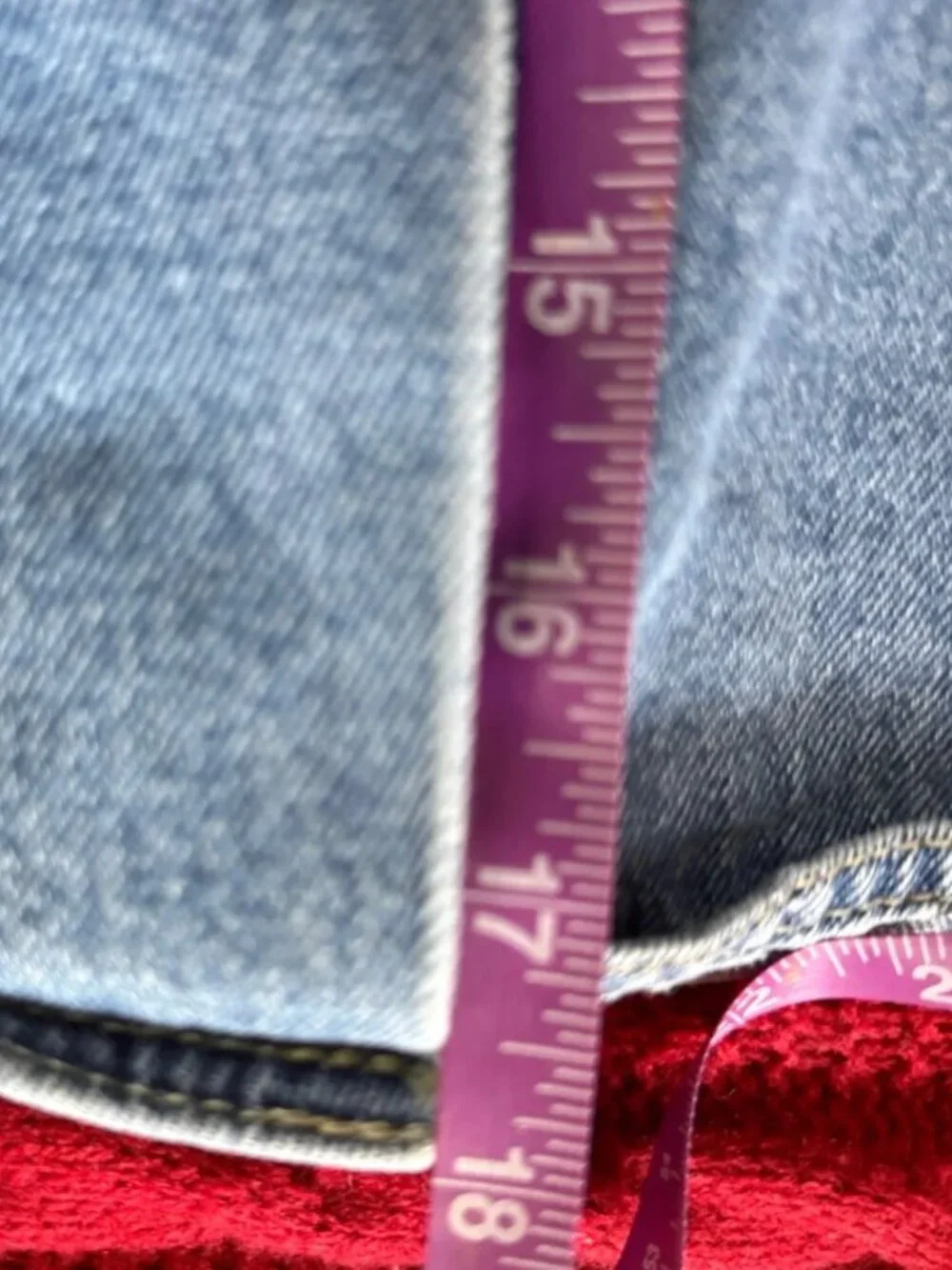 N/A denim skirt